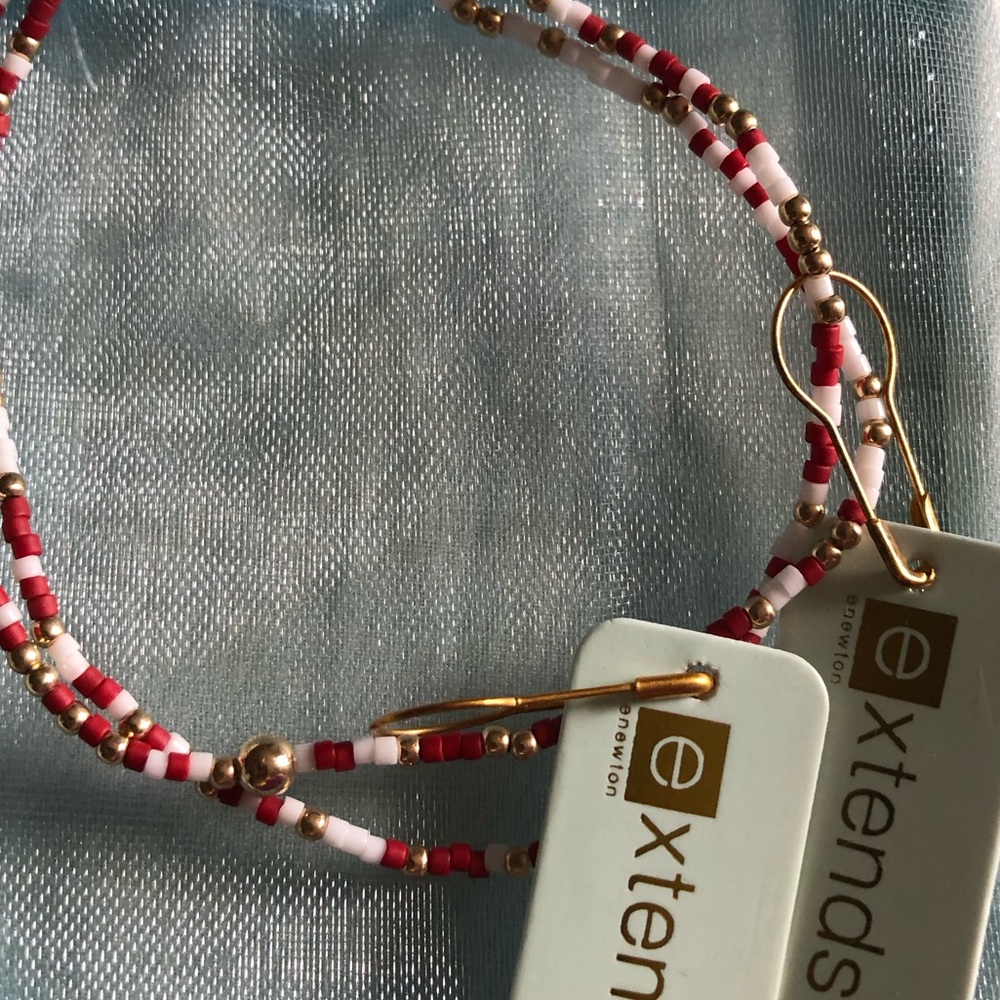 2 ENewton Extends Gameday Bracelets NWT crimson and white - Picture 4 of 4
